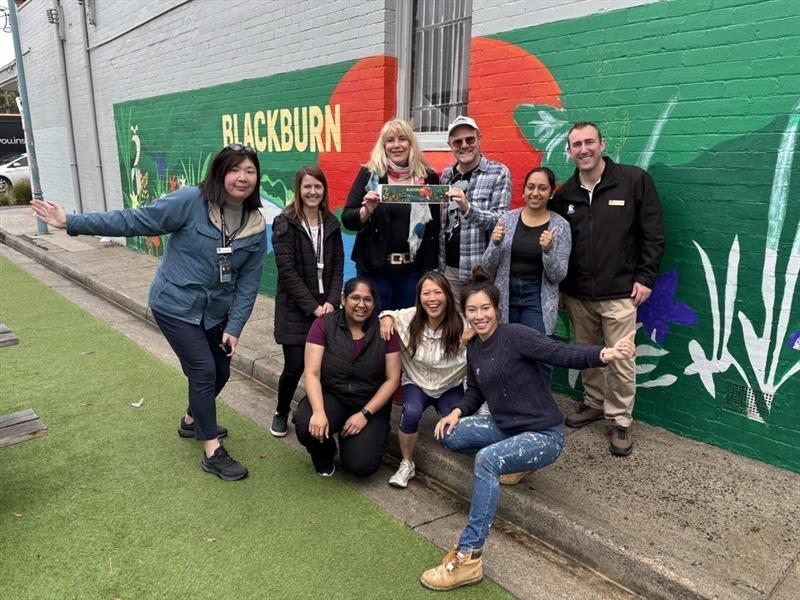 Blackburn Station Mural - Workshop