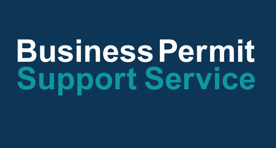 Business Permit Support Service - Coloured Text - Horizontal